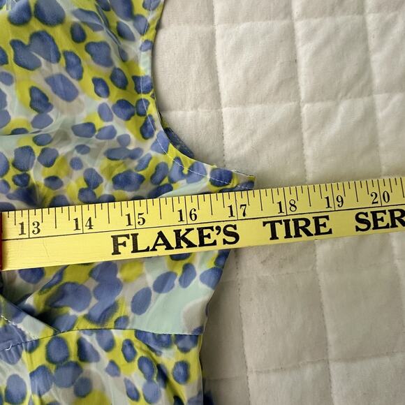 GAP MATERNITY Womens Dress XS Blue Green Summer Sundress Lightweight Preppy - Picture 8 of 11